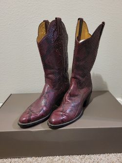Snake Skin Boots