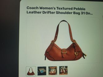 Coach Women's Textured Pebble Leather Shoulder Bag