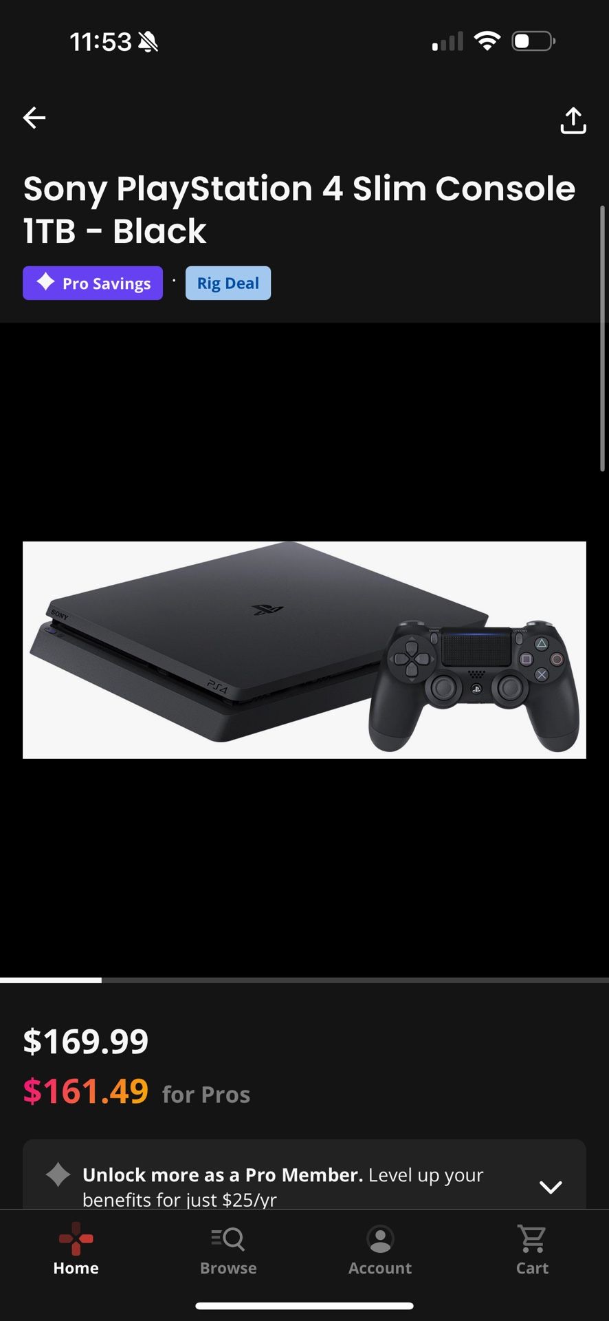 PS4 Slim 1 Tb