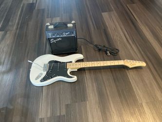 Guitar and amplifier