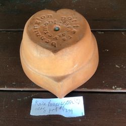 Rare Bennington  Vermont potters 1948 Heart Shaped crock