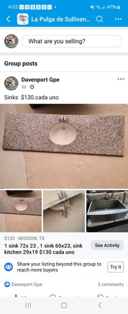 Sink $130 Cada Uno