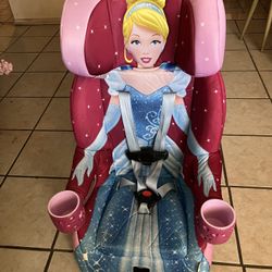 Disney Pink Cinderella Toward Facing Booster Car Seat 