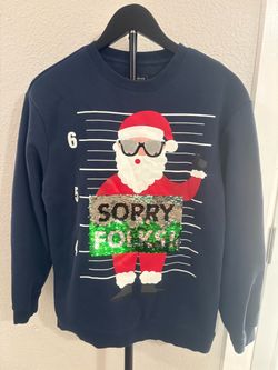 Santa Mugshot Christmas Sweatshirt