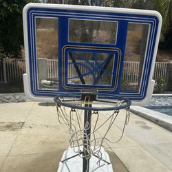 Lifetime Pool side Basketball Hoop Portable *Sturdy* 