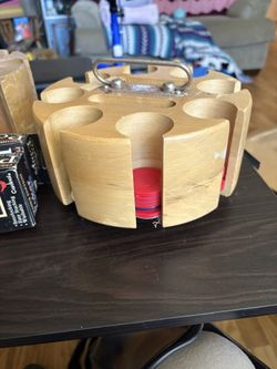 Poker Chips And Holder And Bar Lite