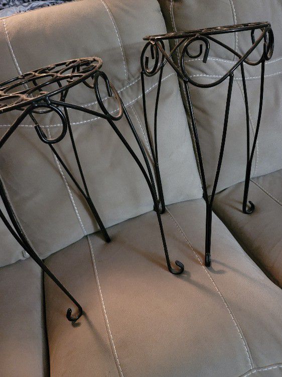 Metal Plant Stands Set Of 2