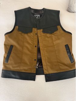Espinoza Custom Leather Motorcycle Vest