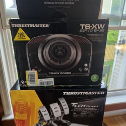 Thrustmaster TS-XW Servo Base, Ferrari SF1000 Wheel, TLCM Pedals Bundle