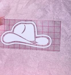 Cowboy/Cowgirl Car Decal Sticker