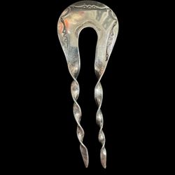 Sterling Silver Native American Indian Hair Accessory