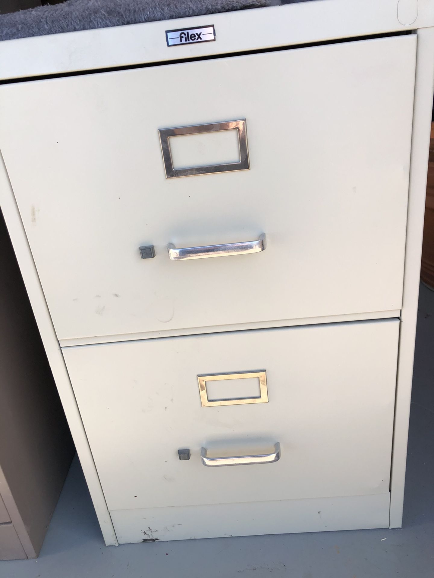 2 draw file cabinet