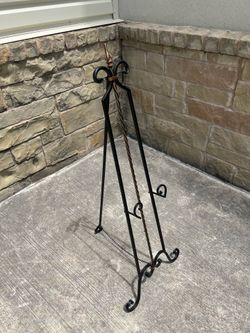 Wrought Iron Easel Stand