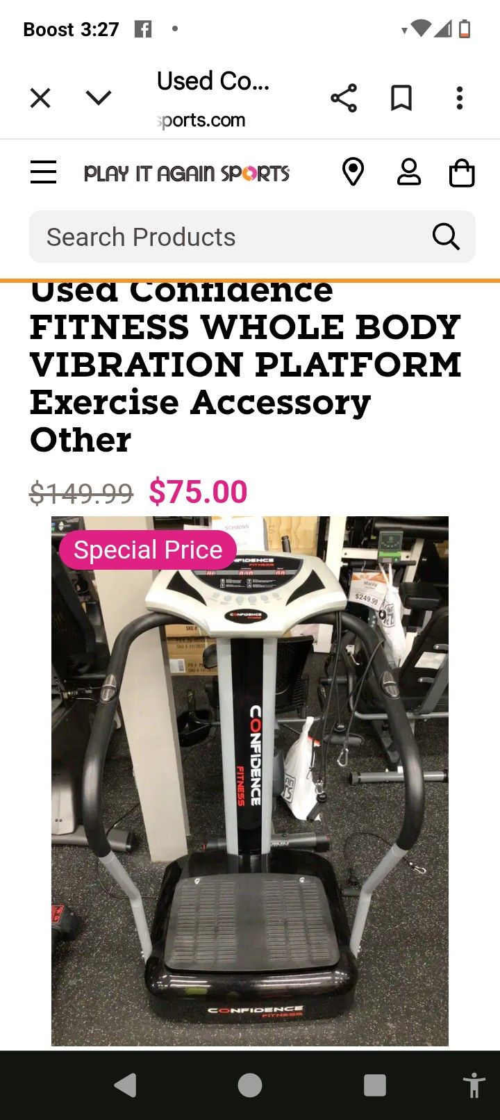 Confidence Fitness Vibration Machine
