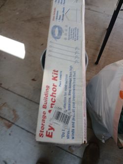 Storage Shed Eye Anchor Kit