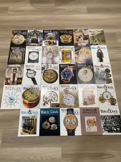 29 Watch & Clock Bulletin Magazines (1990–2020) – NAWCC Lot