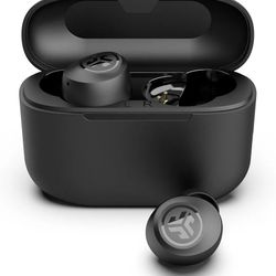 Used JLab Go Air Pop True Wireless Bluetooth Earbuds & Charging Case - Black