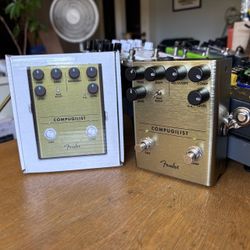 Fender Compugilist Compressor/Distortion Guitar Effects Pedal Shipping Available!