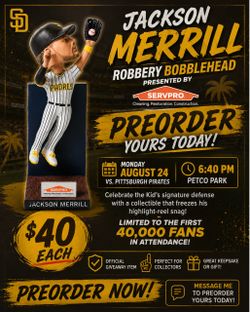 ⚾️ Jackson Merrill Robbery Bobblehead — PREORDER