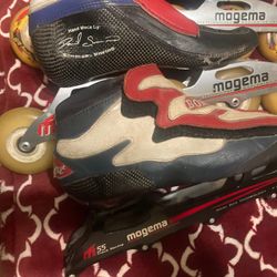 Roller speed skating boot size and plates 7.5