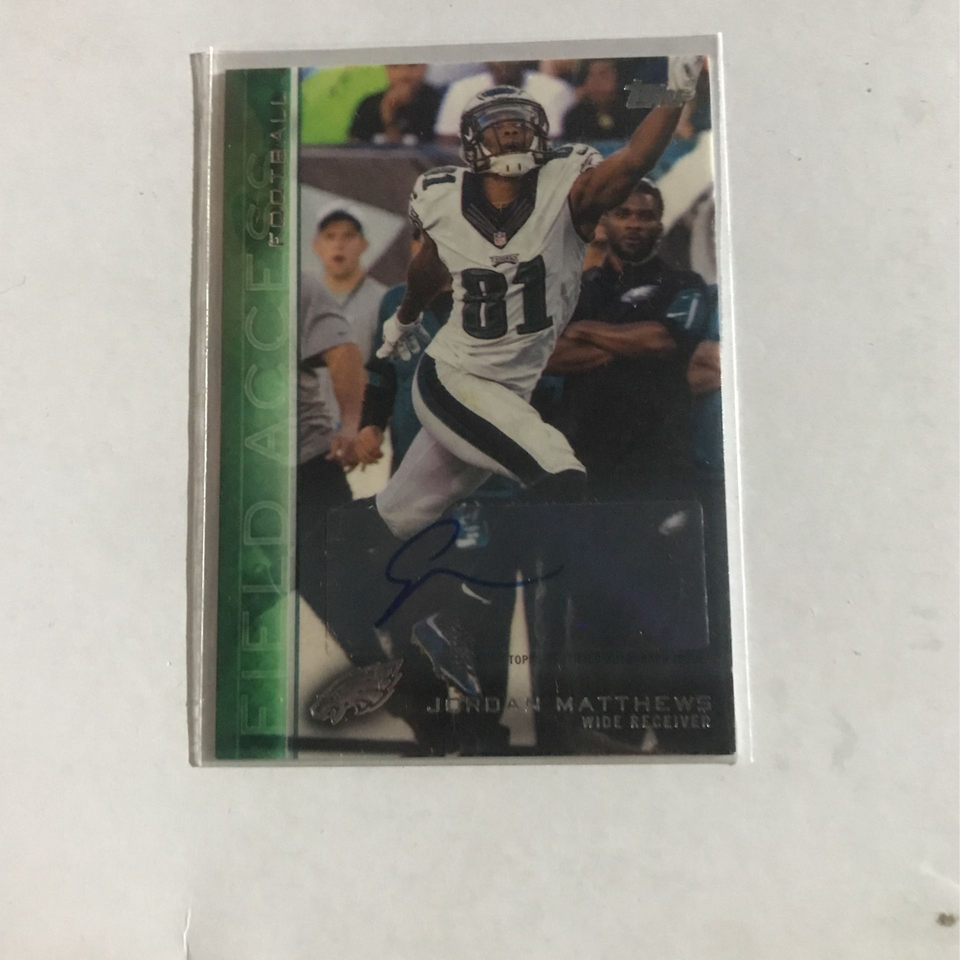 Jordan Matthews Autograph Card