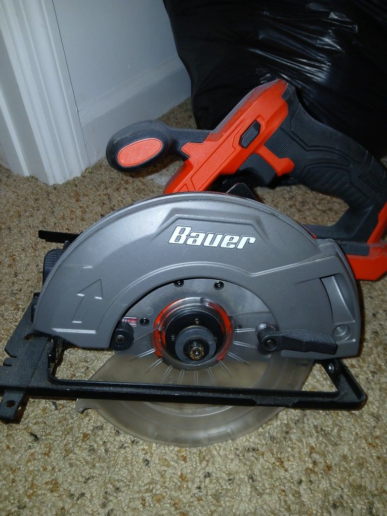 Bauer 20 Volt Cordless Circular Saw