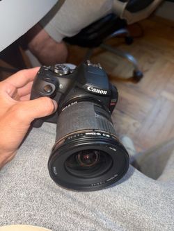 Canon EOS DSLR Camera with 10-22mm Lens