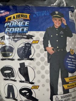 Kids police costume 8-10
