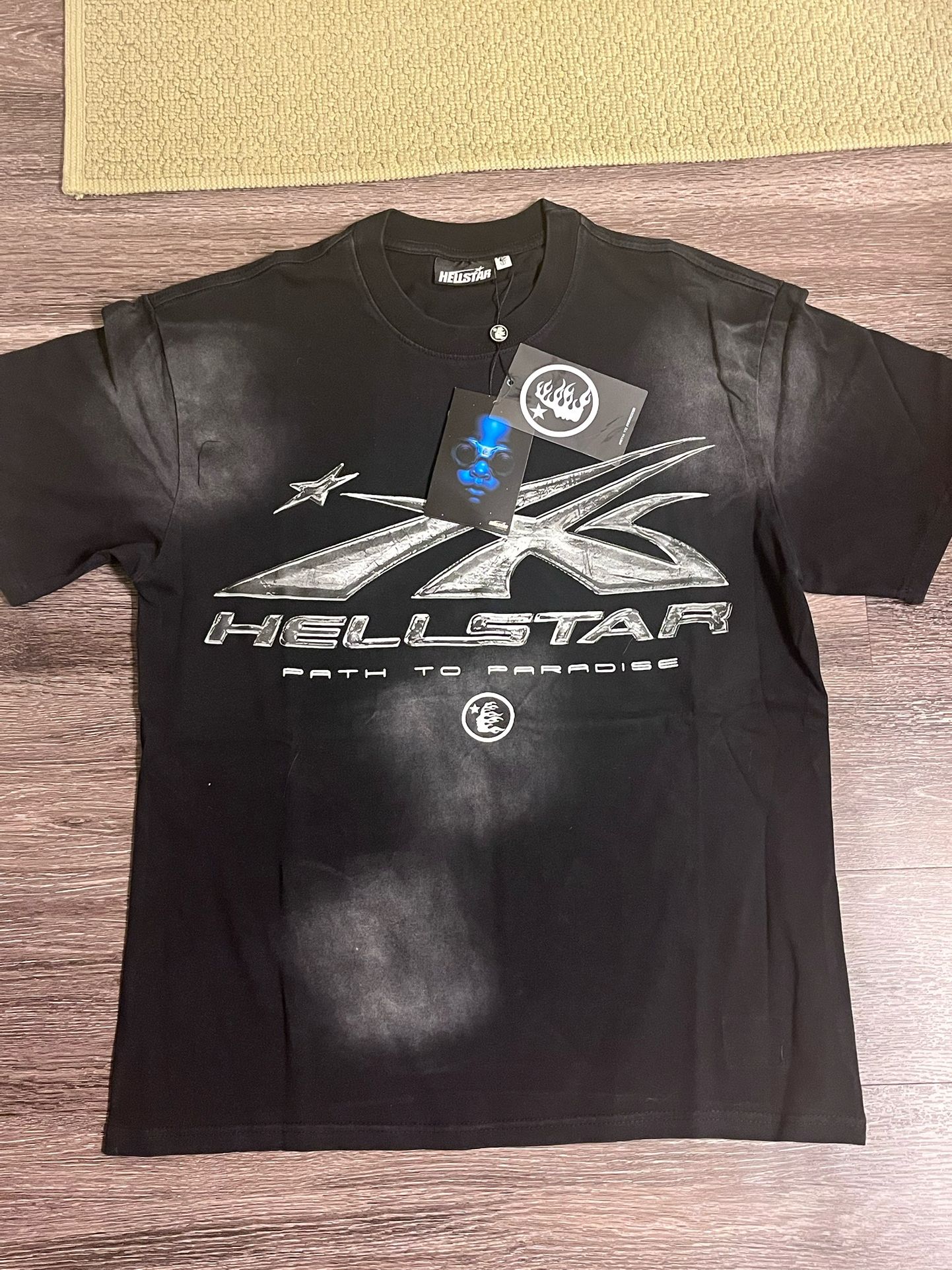 Hellstar Chrome T-shirt “Path To Paradise” (small)