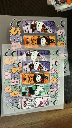 Halloween DTF Sheets