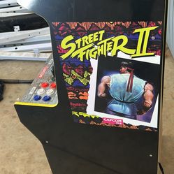 Street Fighter 2 Cabinet With Multiple Games 