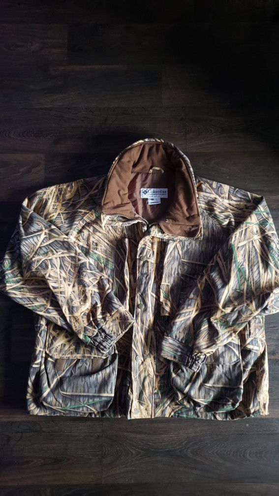 COLUMBIA Mossy Oak Original Camouflage Hunting Jacket  Men XL