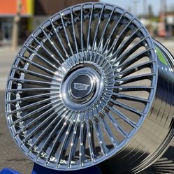 24'' Chrome Wheels with Tires Yukon Silverado Tahoe Escalade Sierra