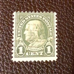 Franklin 1 cent Stamp