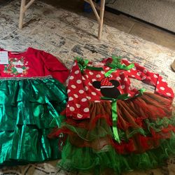 Vestidos Navideños Size 2/3 únicos Diseños  Nuevos 
