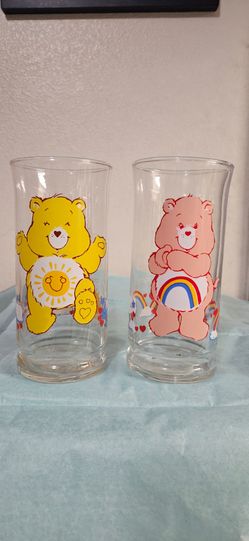 Care bears 1983 pizza hut glassware