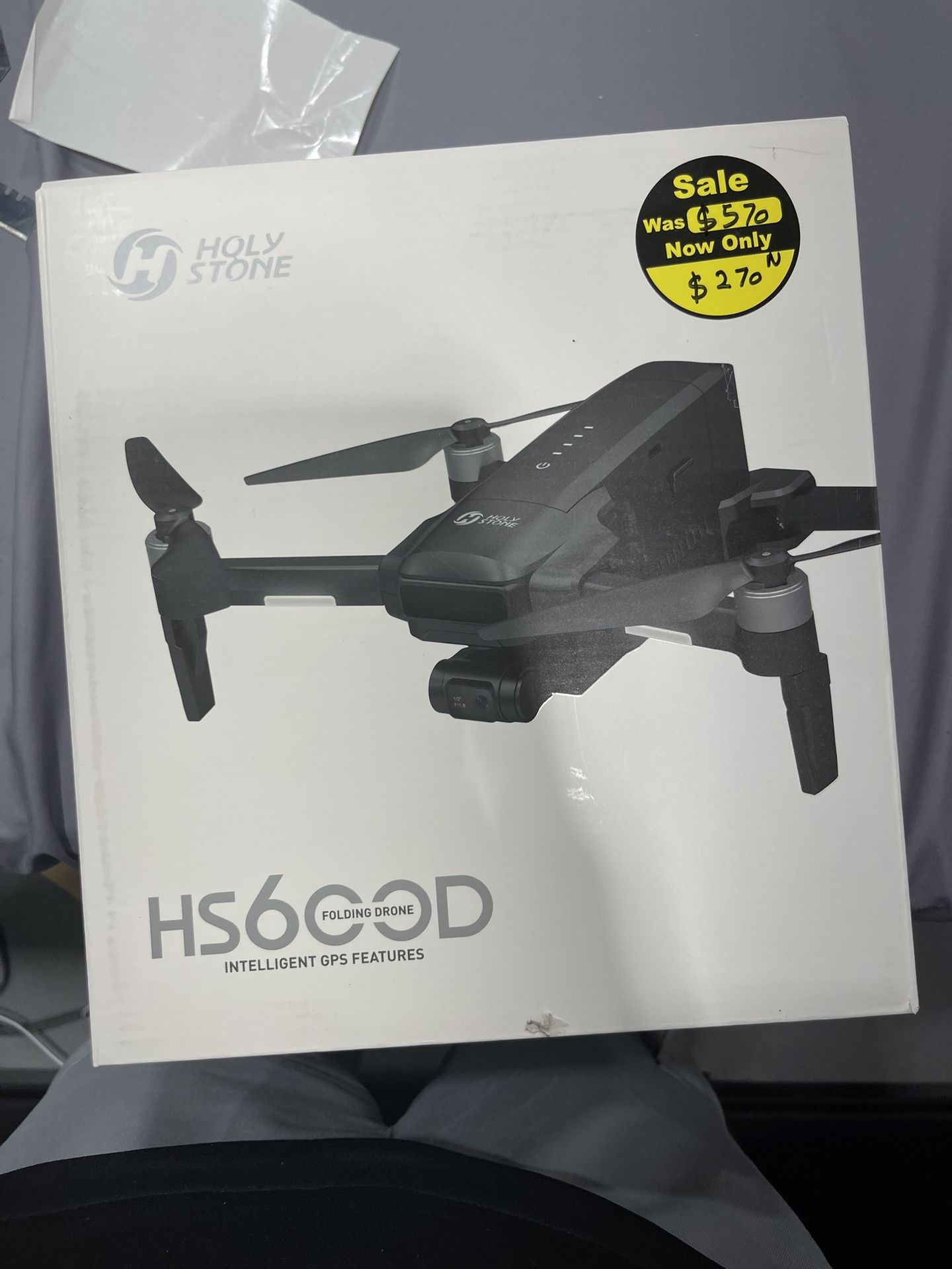 Holy Stone HS600D 3 Axis Brushless Gimbal GPS Drones With Camera For Adults 4K, FPV Drone, 8K Image, 4K/30FPS Video, 48MP Photo, 80 Min Flight, Auto R