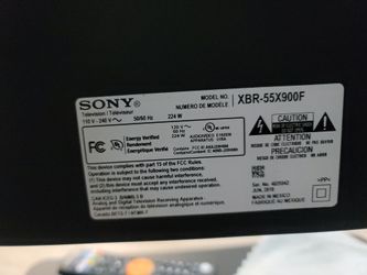 Sony 55" XBR-55X900F 4K HDR Smart TV + Rolling TV Stand - Excellent Condition - $400