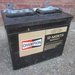 Champion Lawn Tractor Battery