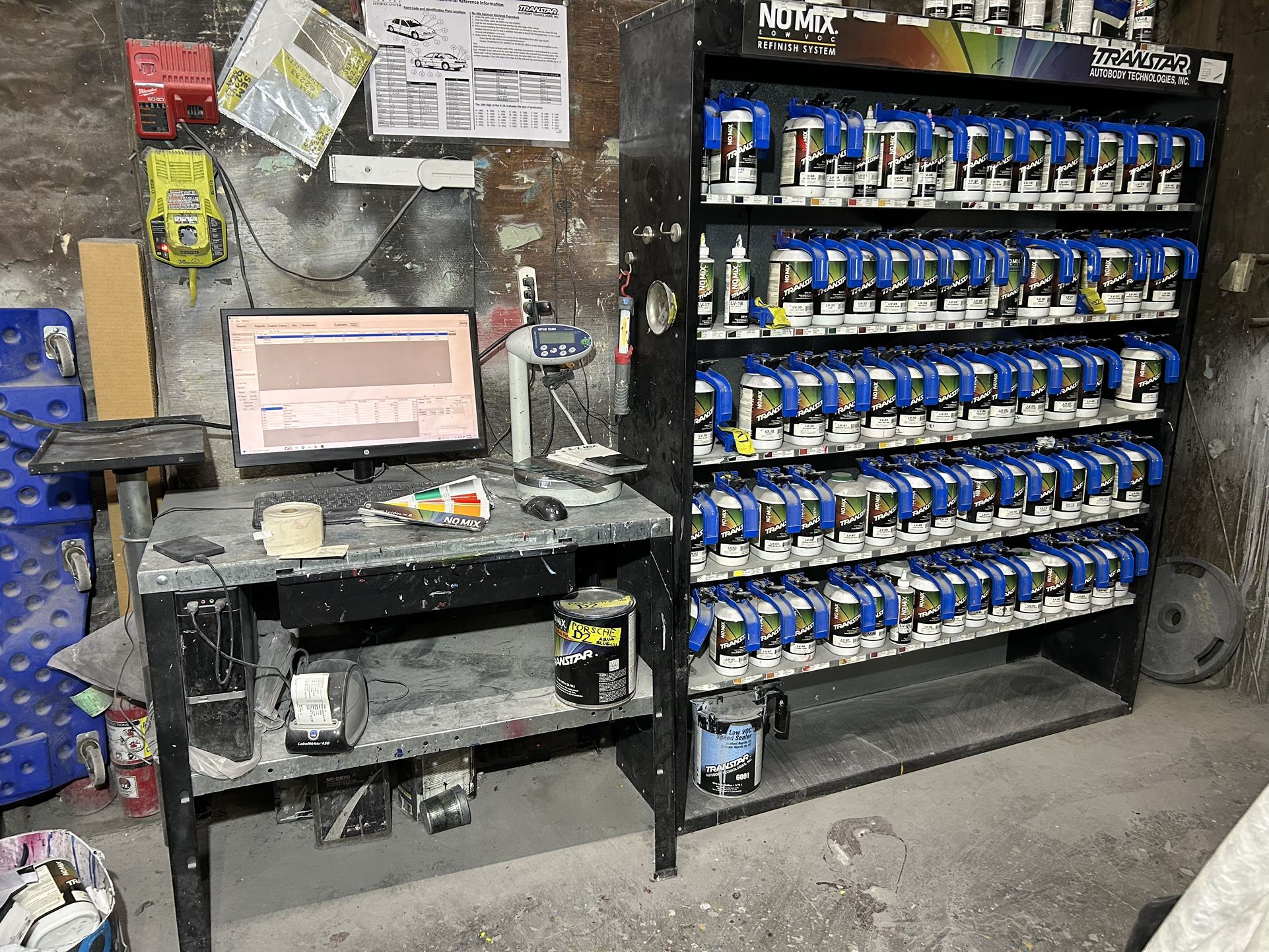 Transtar Paint Mixing System w Software & Scale