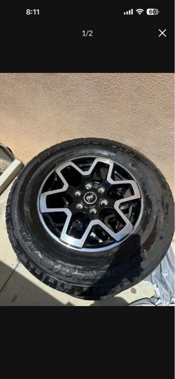 Ford Bronco OEM Wheel with Bridgestone Tire