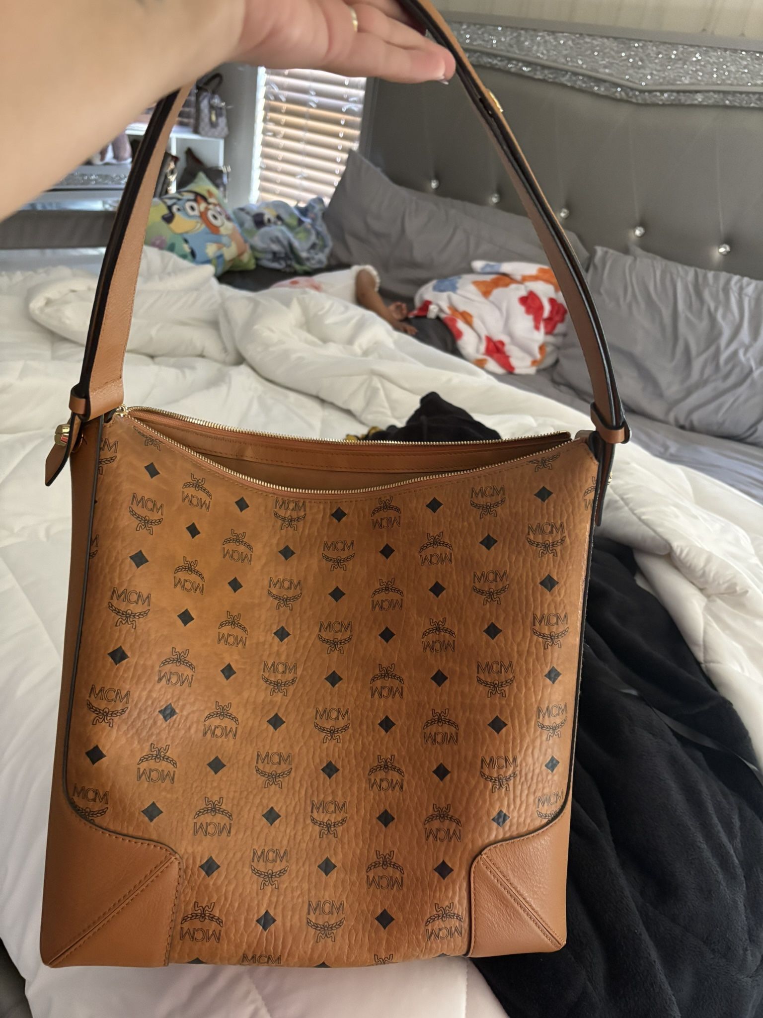 Authentic MCM Shoulder Bag 