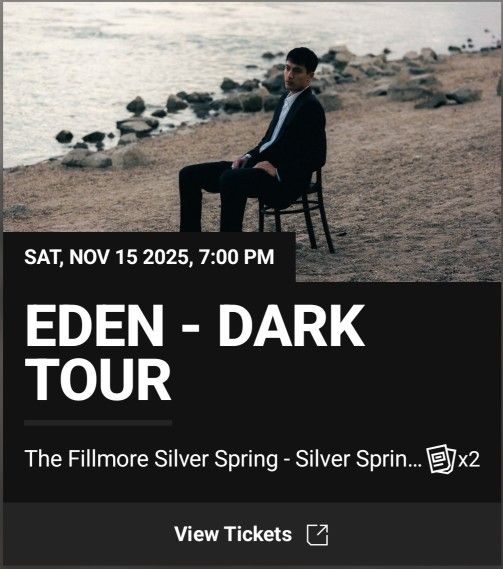 Eden Concert Tickets