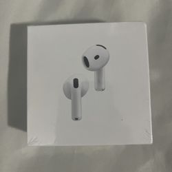 Apple AirPods 4 White Bluetooth Wireless Earbuds with Active Noise Cancellation