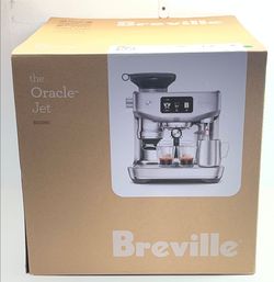 Breville Oracle Jet Espresso Machine BES985 Brushed Stainless Steel ~ Brand New