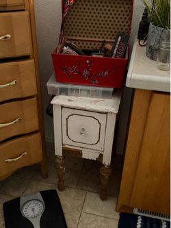 Shabby chic nightstand