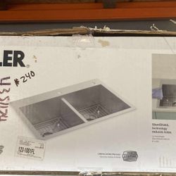 Kohler Double Bowl Kitchen Sink