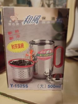 Thermal stainless hot/cold mug