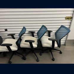 Office Chairs Blue And White High End