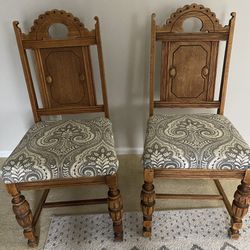 Reupholstered Antique Chairs
